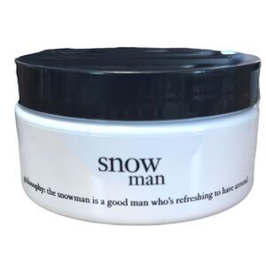 Philosophy SNOW MAN Glazed Body Souffle Body Lotion 4 oz New Sealed